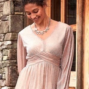 NWT MAURICES XL GOLD BLOUSE